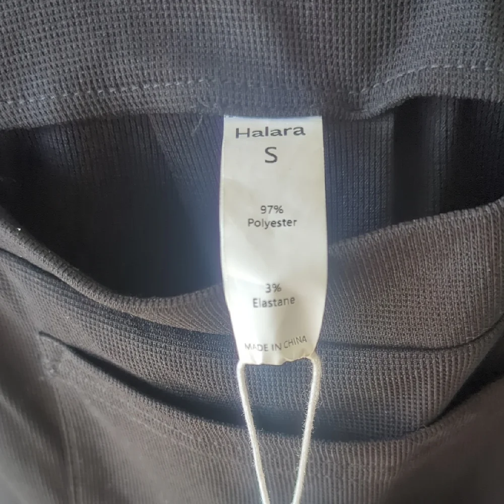 NWT HALARA Black Overalls Wide Leg Jumpsuit Size Small - Picture 4 of 7